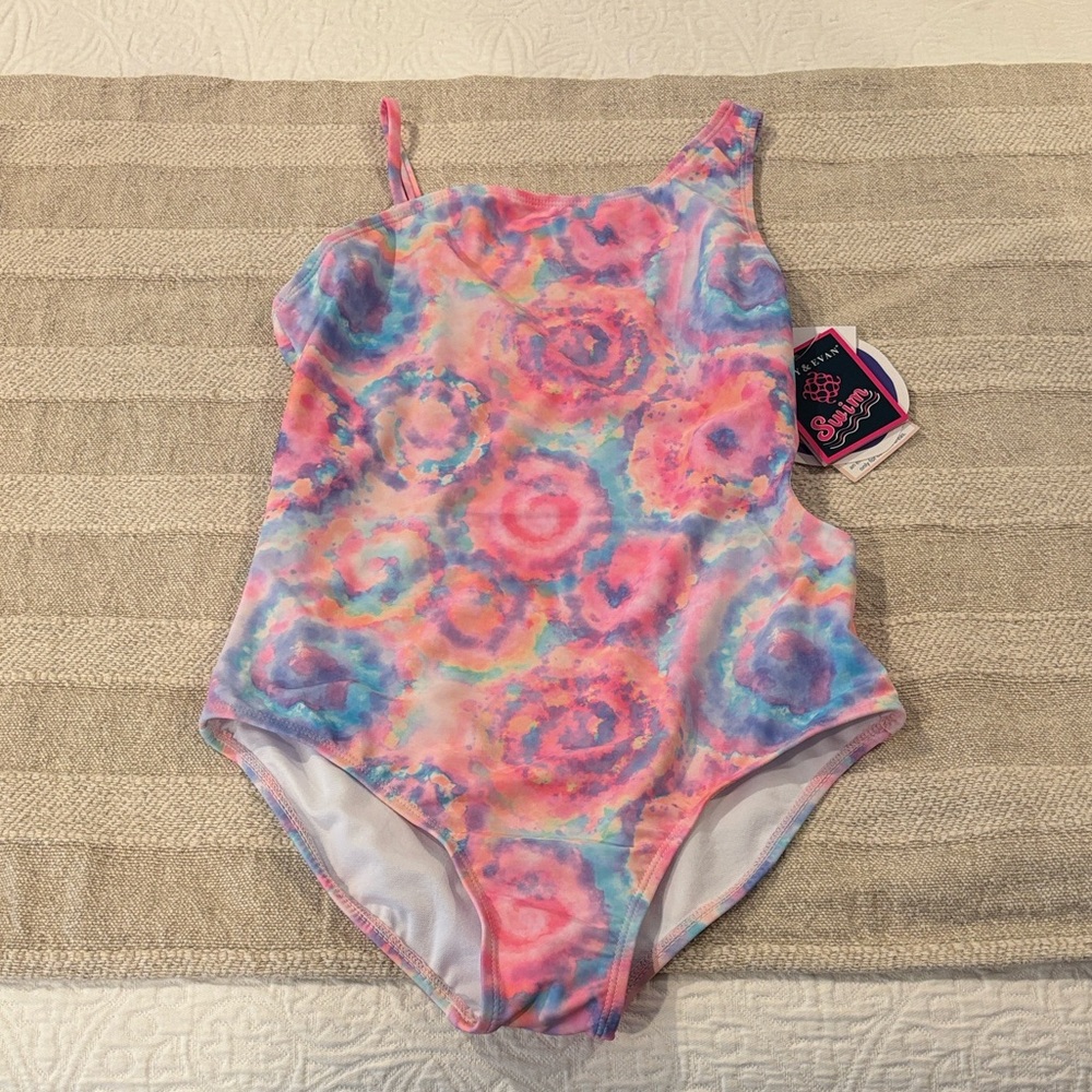 Andy & Evan One-Piece Swimsuit w/‎ Cutout Size Large NEW